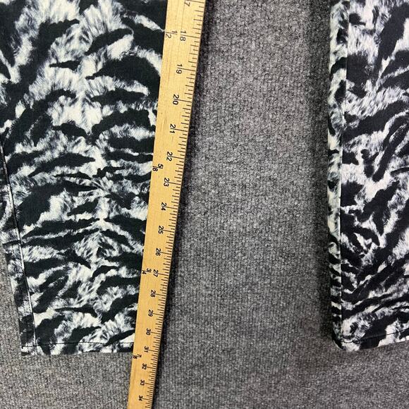 Alice And Olivia Animal Print Skinny‎ Jeans Zebra Size 8 - Picture 7 of 10